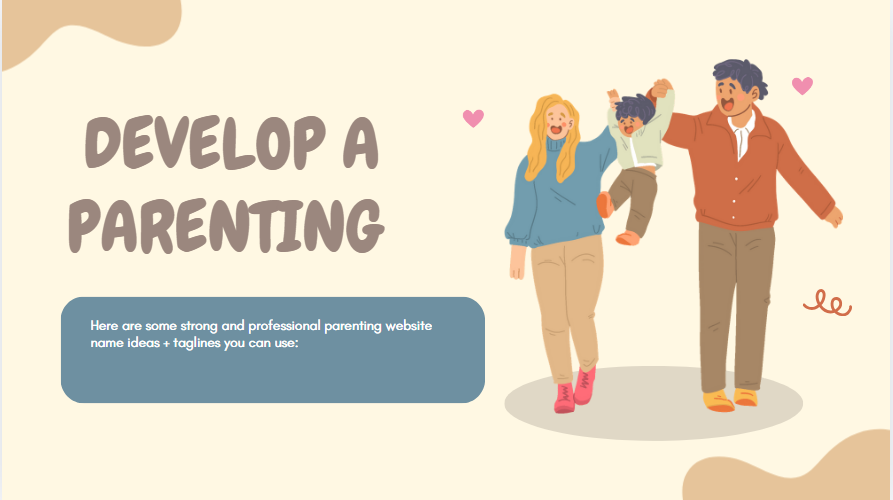 Need help to develop a parenting plan?